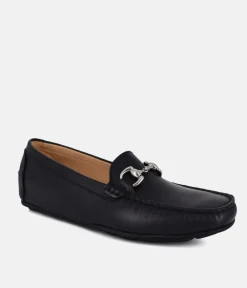 Vittoria Mengoni Premium Black Leather Loafers