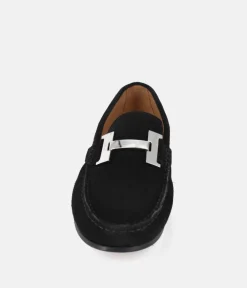 Vittoria Mengoni Premium Black Velour Loafers