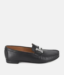 Vittoria Mengoni Premium Black Leather Loafers