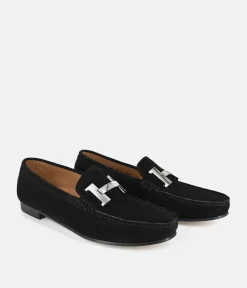 Vittoria Mengoni Premium Black Velour Loafers