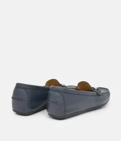 Vittoria Mengoni Premium Navy Blue Loafers