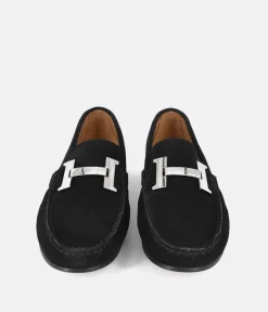 Vittoria Mengoni Premium Black Velour Loafers