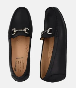 Vittoria Mengoni Premium Black Leather Loafers