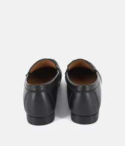 Vittoria Mengoni Premium Black Leather Loafers
