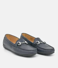 Vittoria Mengoni Premium Navy Blue Loafers