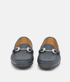 Vittoria Mengoni Premium Navy Blue Loafers