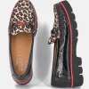 Vittoria Mengoni Striking Black/Leopard Loafers