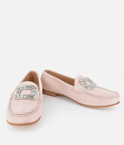 Vittoria Mengoni Stylish Beige Loafers