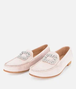 Vittoria Mengoni Stylish Beige Loafers