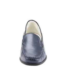 Waldlaufer Classic Wide Fit Navy Loafers