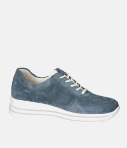 Waldlaufer Denim Blue Fashionable Sneakers