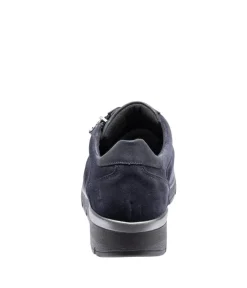 Waldlaufer Fashionable Wide Fit Navy Combi Sneakers