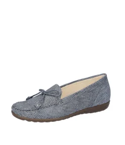 Waldlaufer Pretty Blue Loafer with Bow Detail