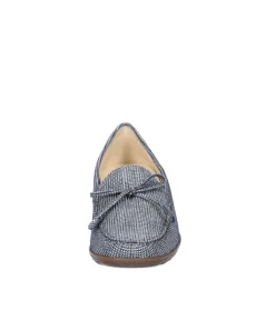 Waldlaufer Pretty Blue Loafer with Bow Detail