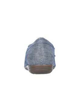 Waldlaufer Pretty Blue Loafer with Bow Detail