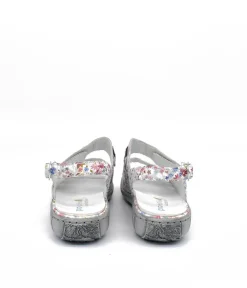 Waldlaufer Pretty Multicolour Floral Sandal