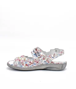 Waldlaufer Pretty Multicolour Floral Sandal