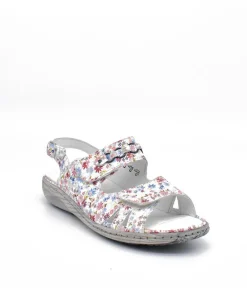 Waldlaufer Pretty Multicolour Floral Sandal