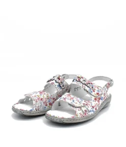 Waldlaufer Pretty Multicolour Floral Sandal