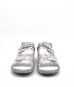Waldlaufer Pretty Multicolour Floral Sandal
