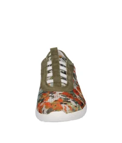 Waldlaufer Pretty Olive Floral Slip On Shoes