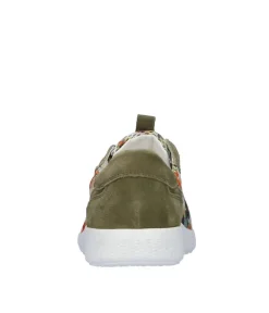 Waldlaufer Pretty Olive Floral Slip On Shoes