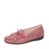 Waldlaufer Pretty Red Loafer with Bow Detail
