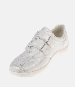 Waldlaufer Smart Silver/White Comfort Walking Shoe