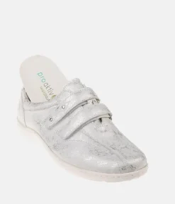 Waldlaufer Smart Silver/White Comfort Walking Shoe