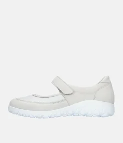 Waldlaufer Sporty Beige Mary Jane Style Shoes