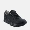 Waldlaufer Sporty Black Sneakers