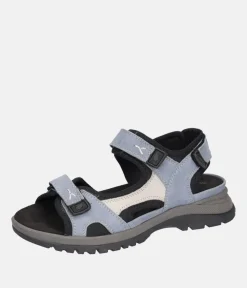 Waldlaufer Sporty Denim Blue Walking Sandals