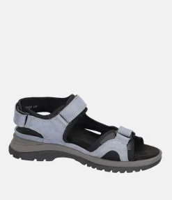 Waldlaufer Sporty Denim Blue Walking Sandals