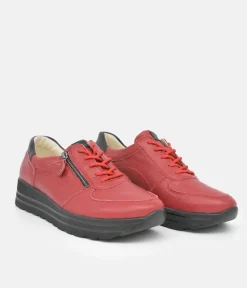 Waldlaufer Sporty Ruby Red Sneakers