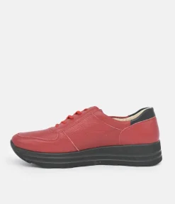 Waldlaufer Sporty Ruby Red Sneakers