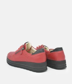 Waldlaufer Sporty Ruby Red Sneakers