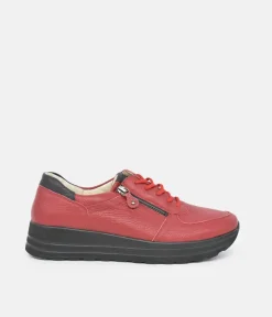 Waldlaufer Sporty Ruby Red Sneakers