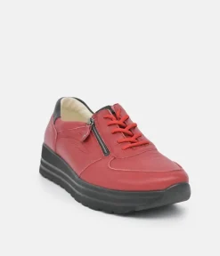 Waldlaufer Sporty Ruby Red Sneakers