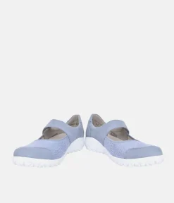 Waldlaufer Sporty Sky Blue Mary Jane Style Shoes