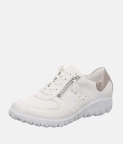Waldlaufer Sporty White Fashionable Trainers
