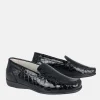 Waldlaufer Stylish Black Leather Wide Fitting Loafers