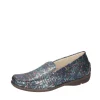 Waldlaufer Stylish Blue Multi Slip On Shoes