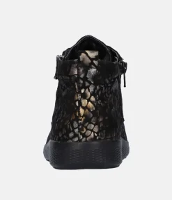 Waldlaufer Stylish Combi Pattern Ankle Boots