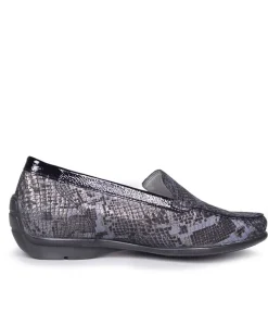 Waldlaufer Stylish Extra Wide Leather Loafer