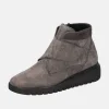 Waldlaufer Stylish Grey Wedge Ankle Boot