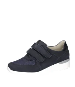 Waldlaufer Stylish Navy Combi Sneakers