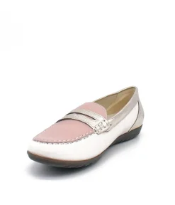 Waldlaufer Stylish Pink Combi Leather Loafers