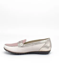 Waldlaufer Stylish Pink Combi Leather Loafers