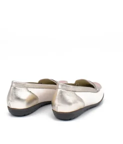 Waldlaufer Stylish Pink Combi Leather Loafers