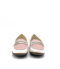 Waldlaufer Stylish Pink Combi Leather Loafers